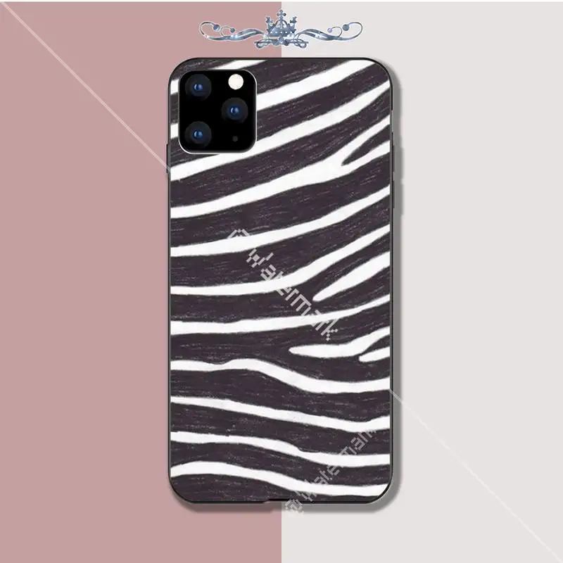 

Maiya Zebra Stripe Luxury Phone Case Coque For Iphone 5s Se 2020 6 6s 7 8 Plus X Xs Max Xr 11 Pro Max Cases Fundas