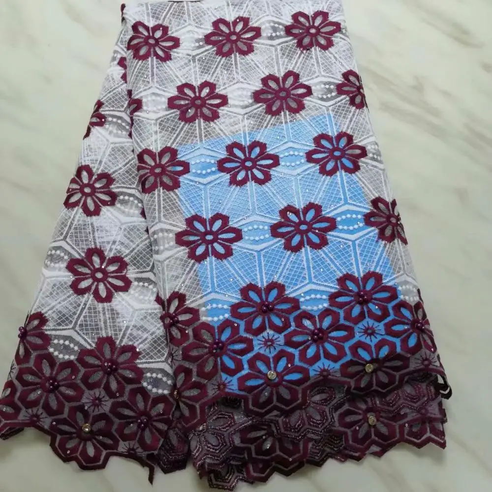 Ярко желтая французская кружевная ткань 2019 Африканский нигерийский Тюль с