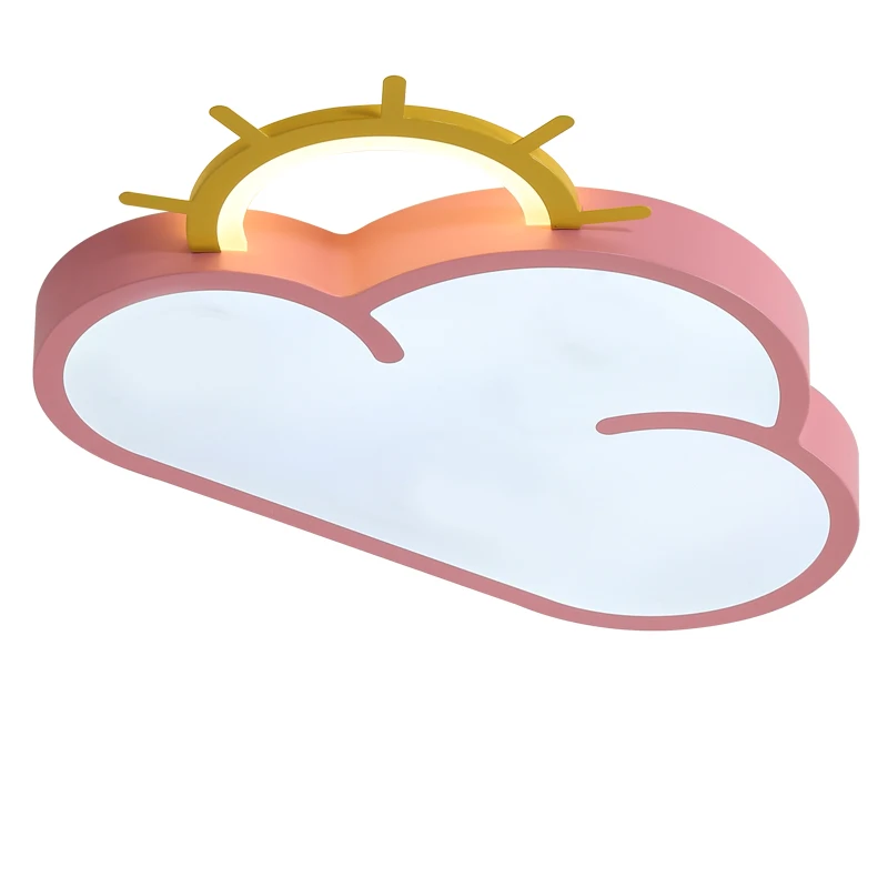 Креативный арт-деко потолочный светильник с облаками для мальчиков детская