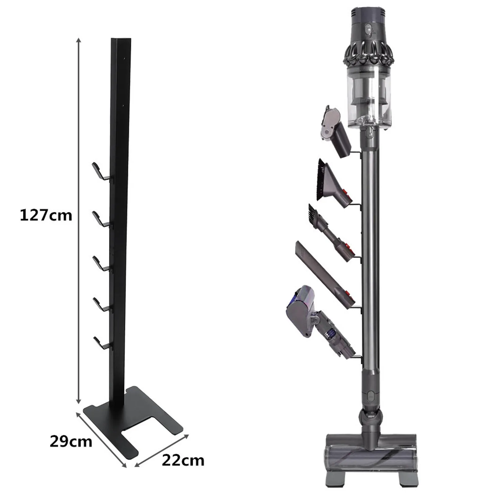 

Stable Metal Storage Bracket Stand Holder For Handheld Vacuum Cleaners Vacuum Bracket Organizer Vacuum Stand Floor Rack