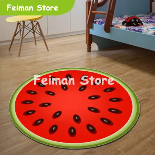UK коврик Детские сидя ковры 3D принт круглый для двери в спальню на кухню из