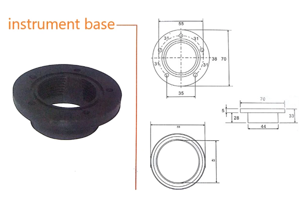 Глубина 300 мм Датчик поплавка топлива бака генератора с измерителем уровня