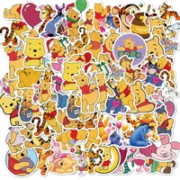 1050pcs cartoon can be wholesale winnie the pooh graffiti stickers luggage laptop waterproof without leaving glue stickers toys