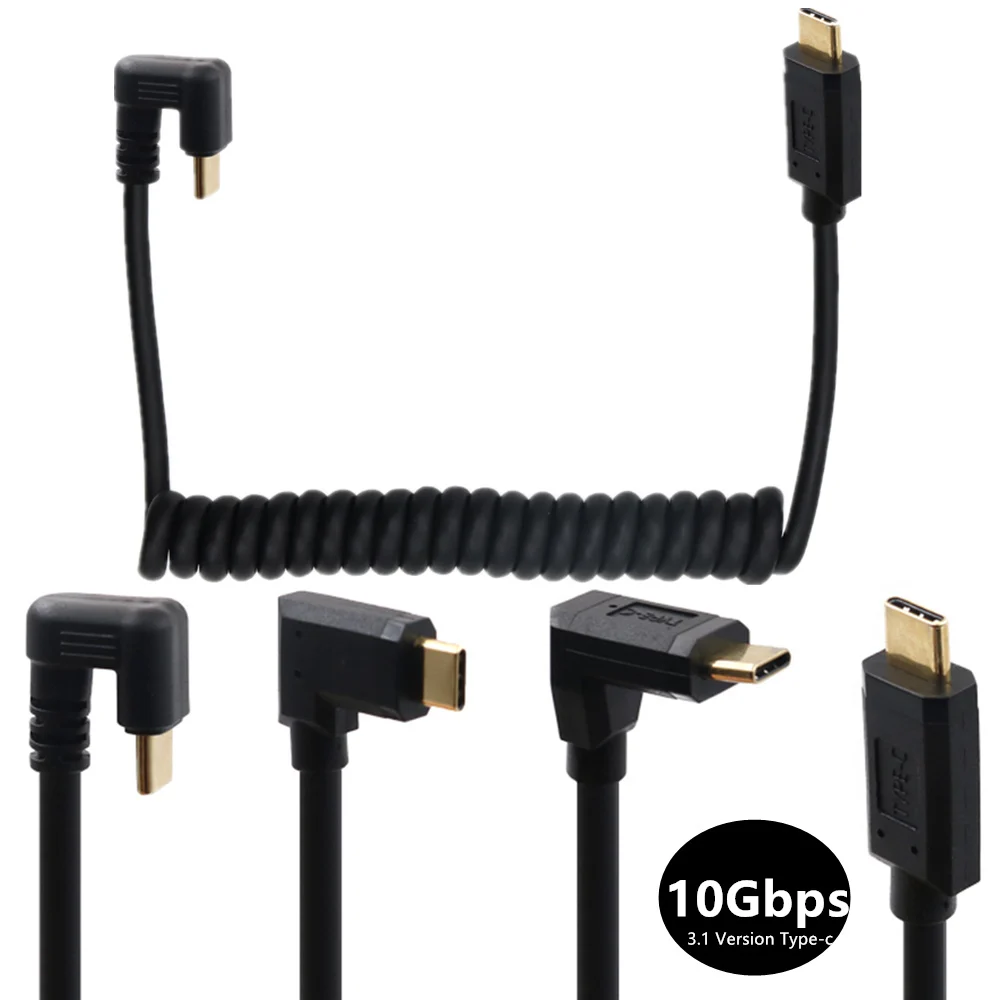 Выдвижной U-образный Автомобильный кабель для зарядки и передачи данных с