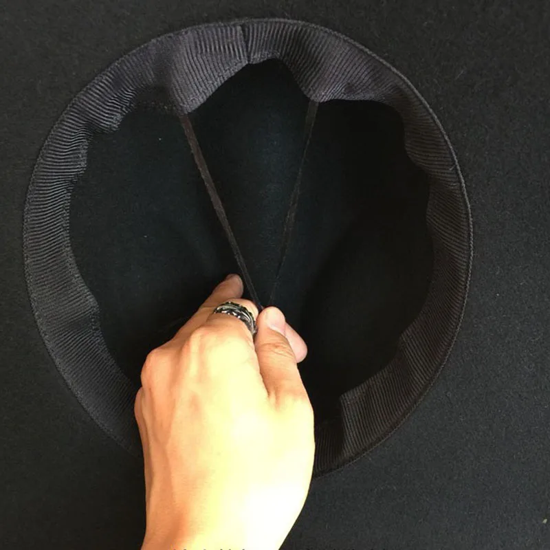 

Wool Nirvana Hat Personalized metal stars fedoras Hat Men and women Panama cat