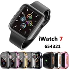 Чехол OSRUI для Apple watch 7, чехол 41 мм, 45 мм, 44 мм, 40 мм, 42 мм, 38 мм, аксессуары, защитный чехол-бампер из ТПУ для iWatch series 4, 5, 6