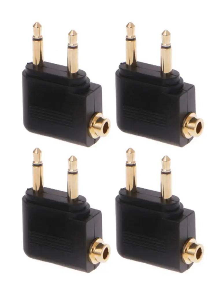 4 шт./компл. переходник для авиационной гарнитуры 3 5 наушников авиакомпании папа