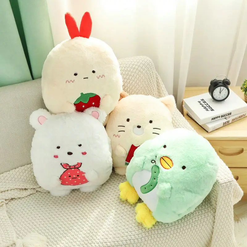 Японская плюшевая игрушка в стиле аниме Пингвин полярный медведь грелка для рук