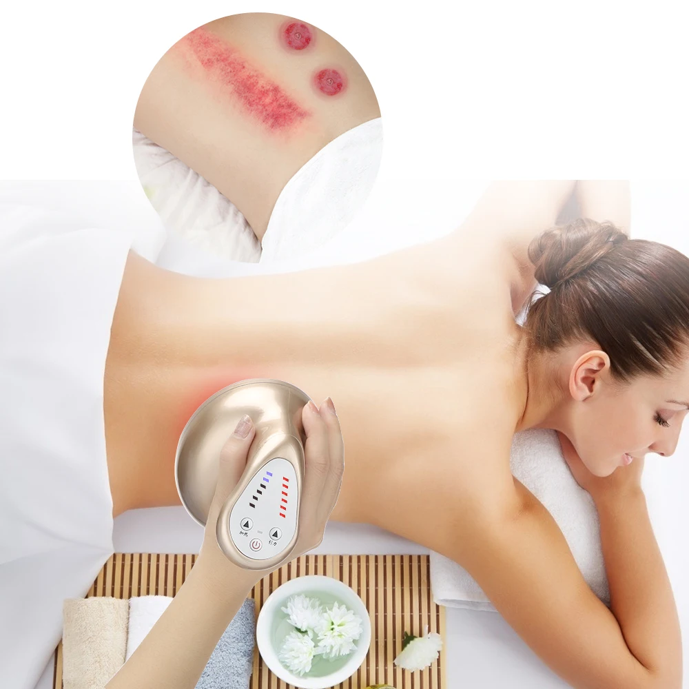 

Electric Cupping Massager Vacuum Suction Cups EMS Ventosas Anti Cellulite Magnet Therapy Guasha Scraping Fat Burner Slimming