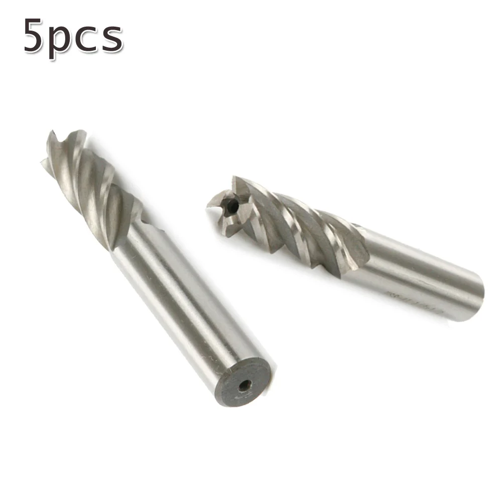 

1/2x1/2 CNC Milling Machine Drill Bits 4 Flute Carbide End Mill Cutter Set