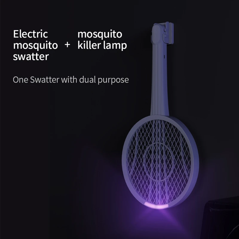 3-х слойная мухобойка-убийца от комаров аккумуляторная электрическая Теннисная