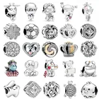 Оригинальные Ювелирные изделия 2021, лидер продаж, женский браслет из серебра 925 пробы, аксессуары из бисера