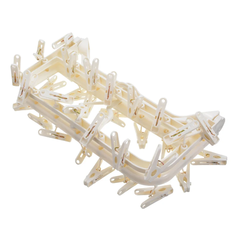 1 шт многоцветные экологически чистые Складные носки для нижнего белья 32 зажима