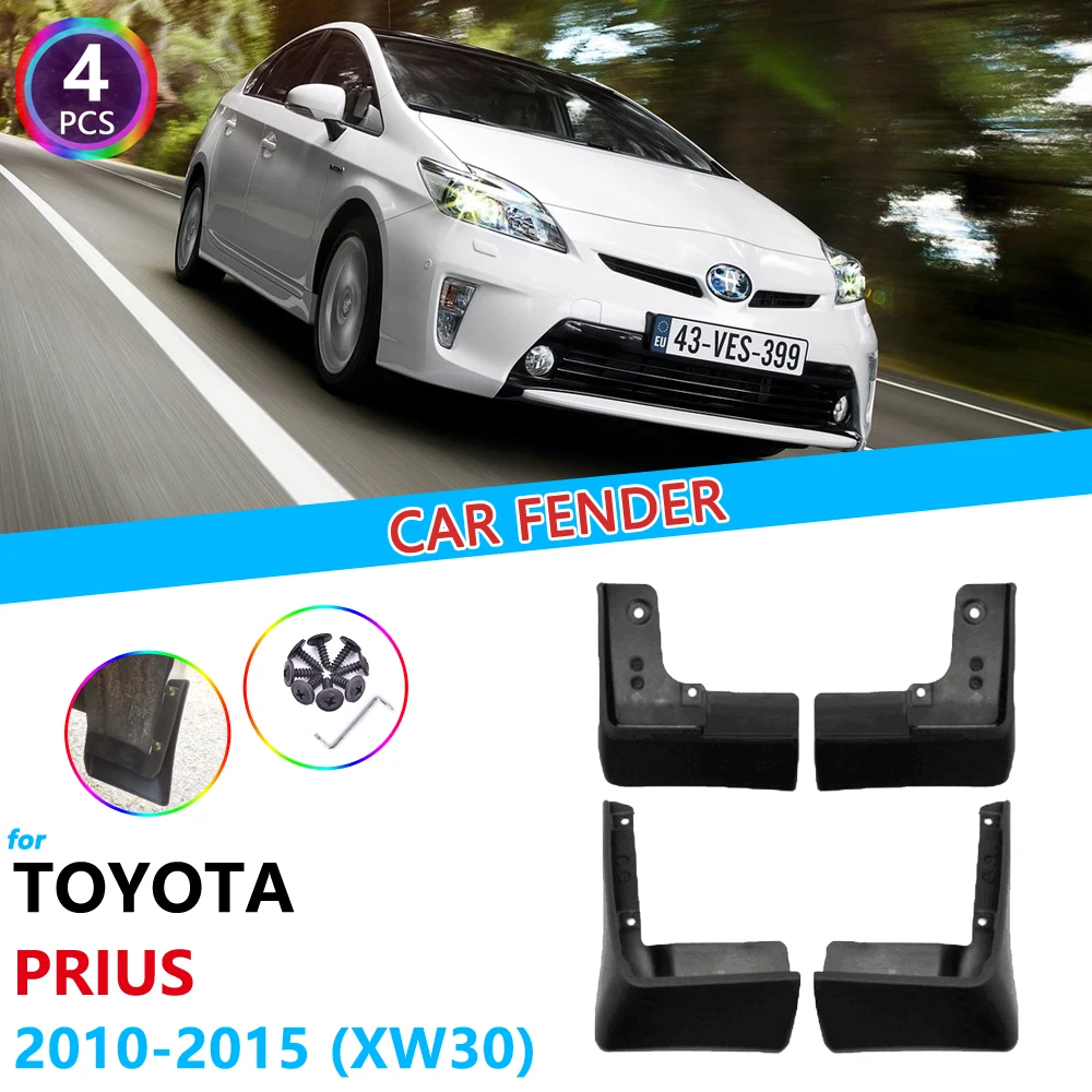 Брызговики для Toyota Prius XW30 30 zvw30 zvw35 2010 ~ 2015 брызговики автомобильные аксессуары 2011