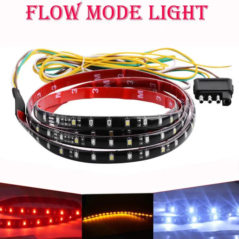 Гибкая светодиодная лента с 5 функциями стоп-светильник заднего хода для пикапа