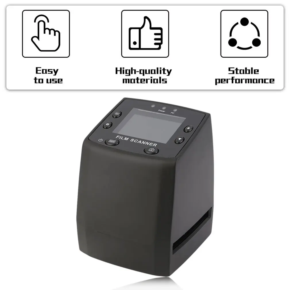 Портативный сканер 35 миллиметровой пленки с жк дисплеем 2 4 дюйма|Сканеры| |