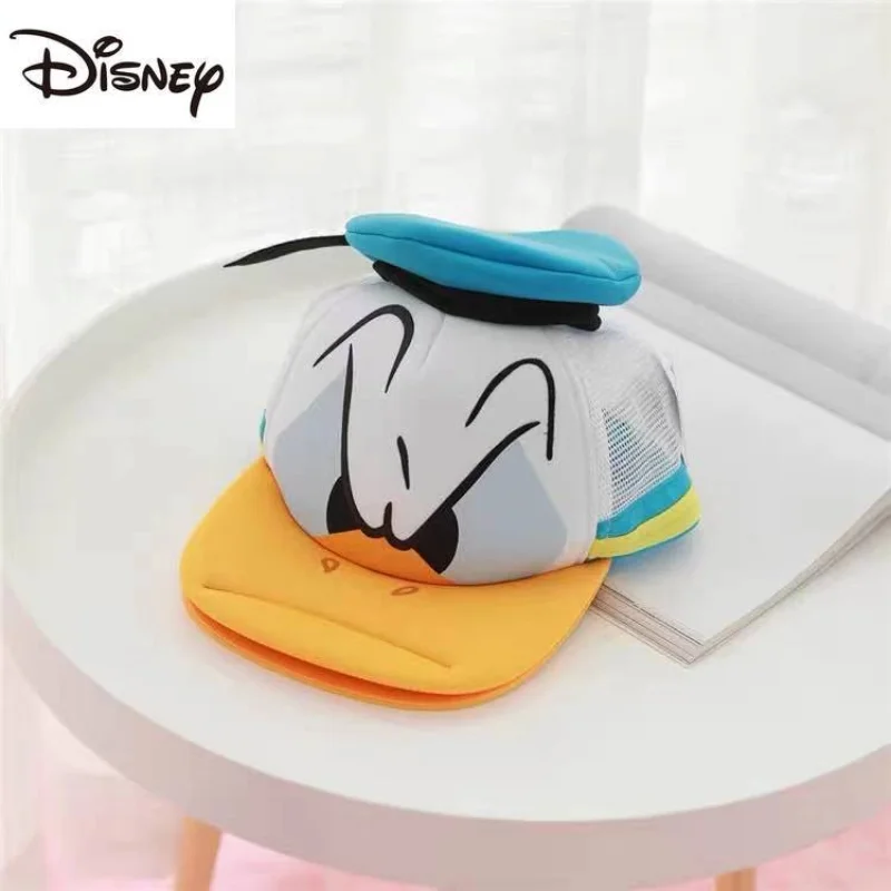 

2021 New Disney Donald Duck Angry Baseball Cap Cute Children's Hat Fashion Adjustable Cartoon Image Novelty Unique Sun Hat