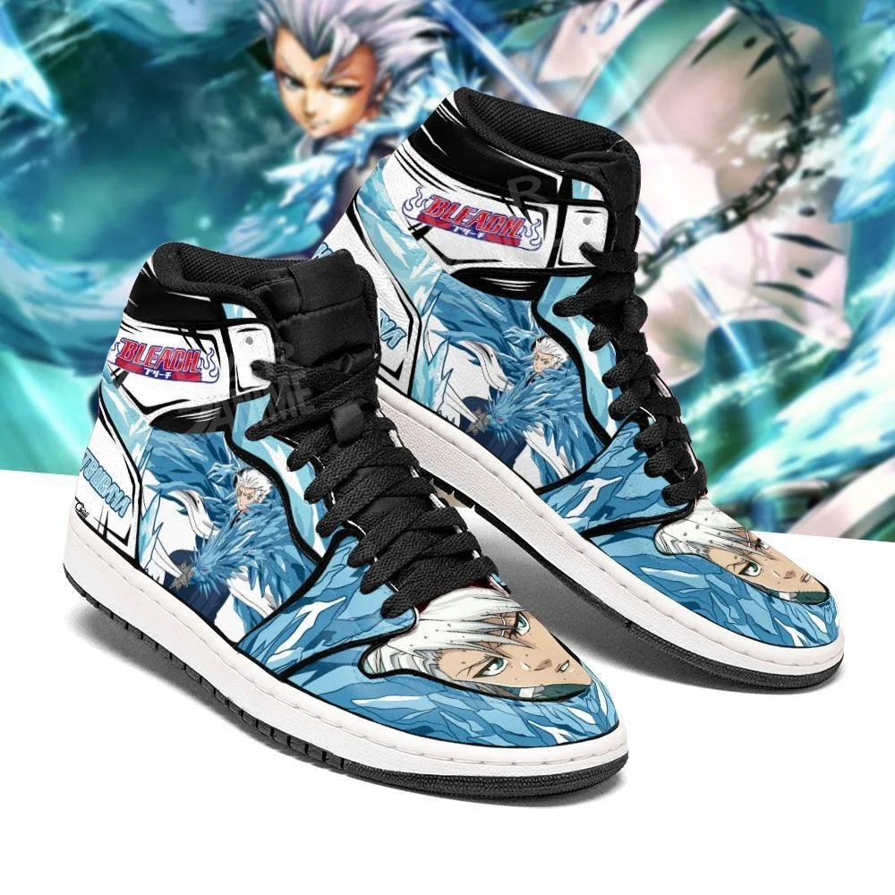 

Hitsugaya Sneakers Bankai Bleach Anime Shoes Fan Gift Idea MN05