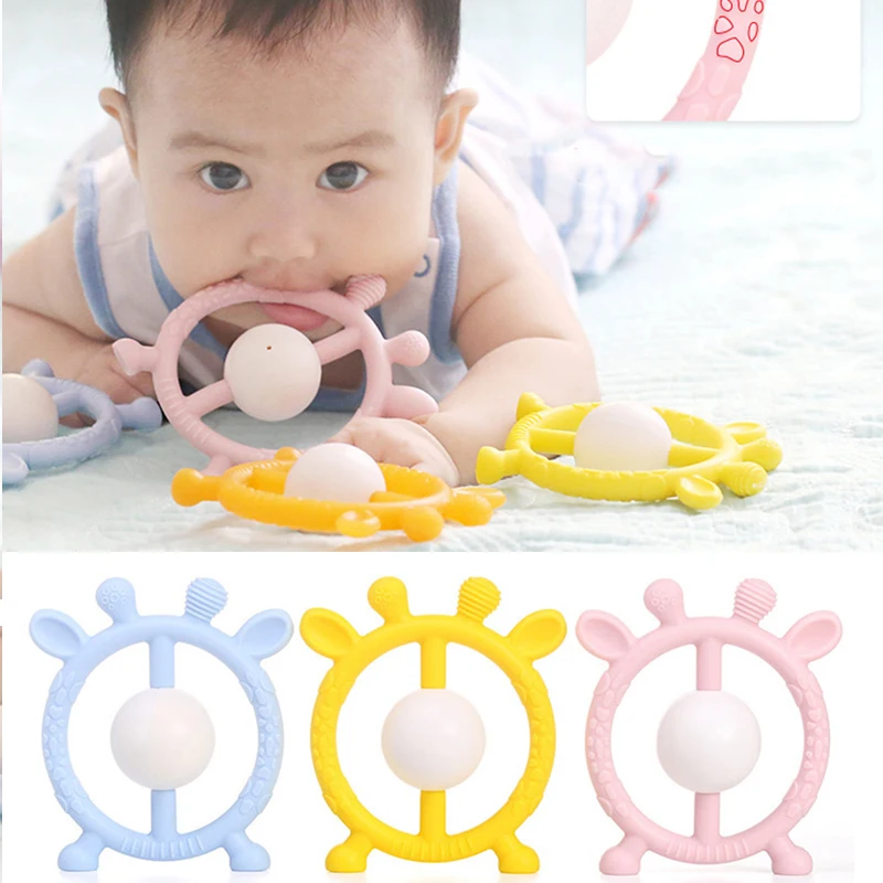 

1pcs Vocalization Baby Rattles Pacifier Hand Hold Jingle Shaking Bell Lovely Hand Shake Bell Ring Toys Newborn Baby Teether Toys