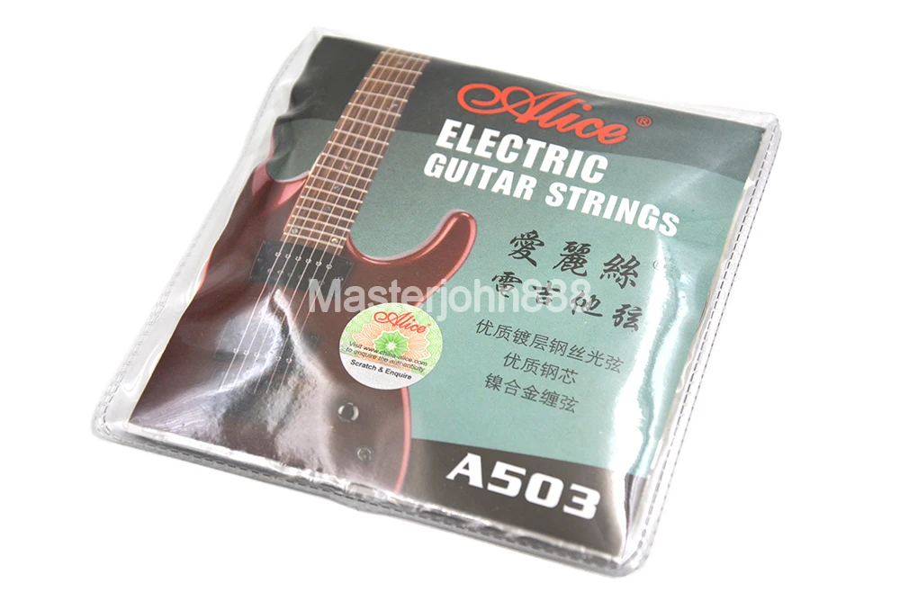 Электрогитара Alice/SL струны стальное покрытие и никелевый сплав ранение 1st 6th