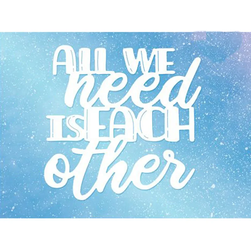 Все что нам нужно это друг другу металлические режущие штампы новые 2019 для DIY