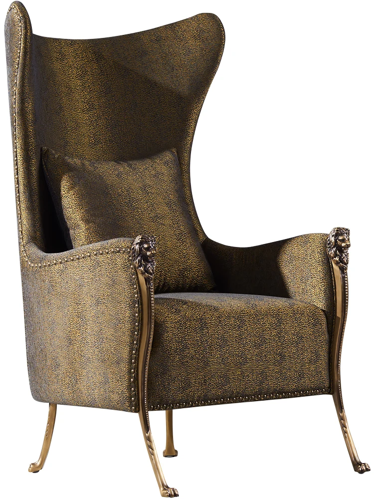 

Светильник кое роскошное американское кресло в стиле ретро с одним диваном, дизайнерское кресло с тигром, одиночное кресло для клуба, виллы, для всего дома, индивидуальная Настройка