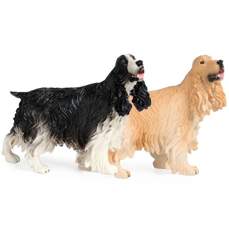 Щенок кокер спаниель животных статуэтки коллекционные игрушки собака животное