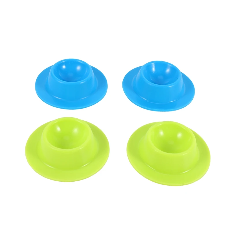 4 Pcs Silicone Egg Cups In Modern Design Holders Set Serving Kitchen Boiled Eggs Breakfast(Random Color) | Дом и сад
