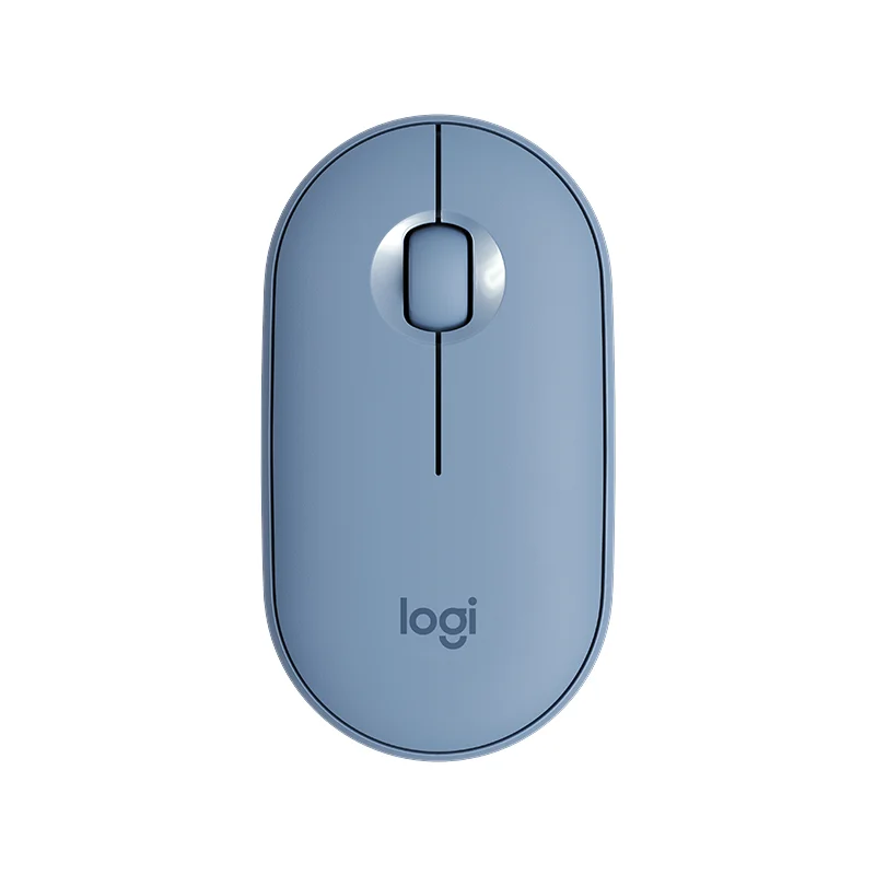 Беспроводная Бесшумная мышь logitech PEBBLE с Bluetooth, тонкая и портативный светильник, Современная мышь с 1000 dpi 100g, Высокоточная оптическая мышь