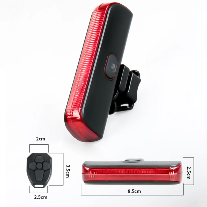 

LED USB Rechargeable Light Riding Bicycle Taillight Light Remote Control Wireless Turn Signal Cycling Safety Bike Equipment