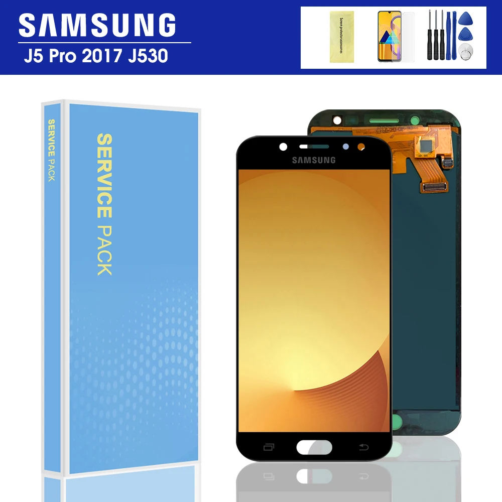 Дисплей J530 для Samsung J5 2017 дисплей с сенсорным экраном и дигитайзером Pro J530M J530F