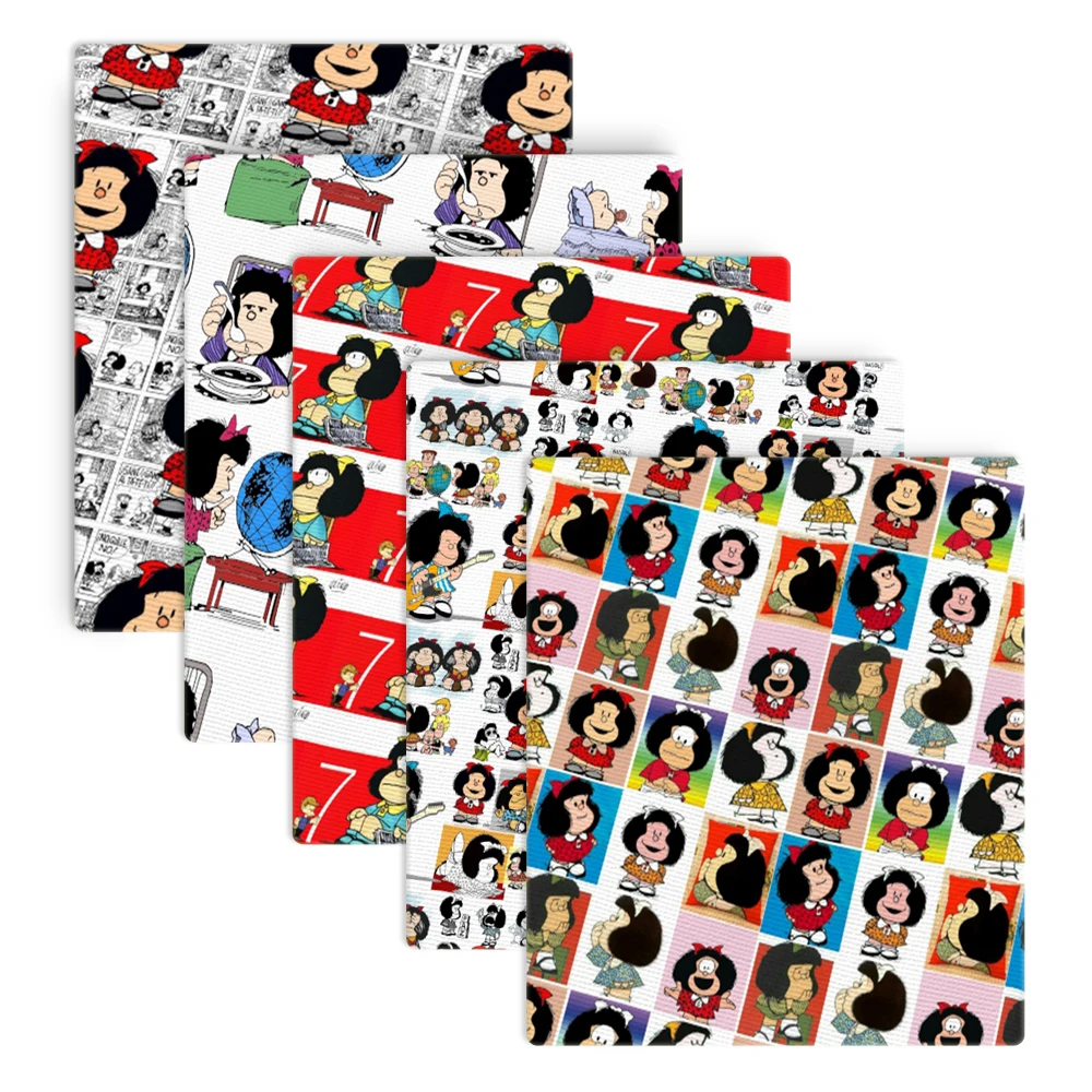 50*140 см милая девочка полиэстер хлопчатобумажная ткань для детей домашний