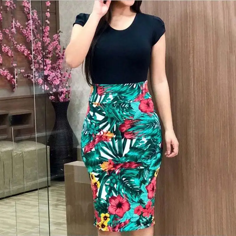 Женское вечернее платье-карандаш до колена элегантное платье большого размера с