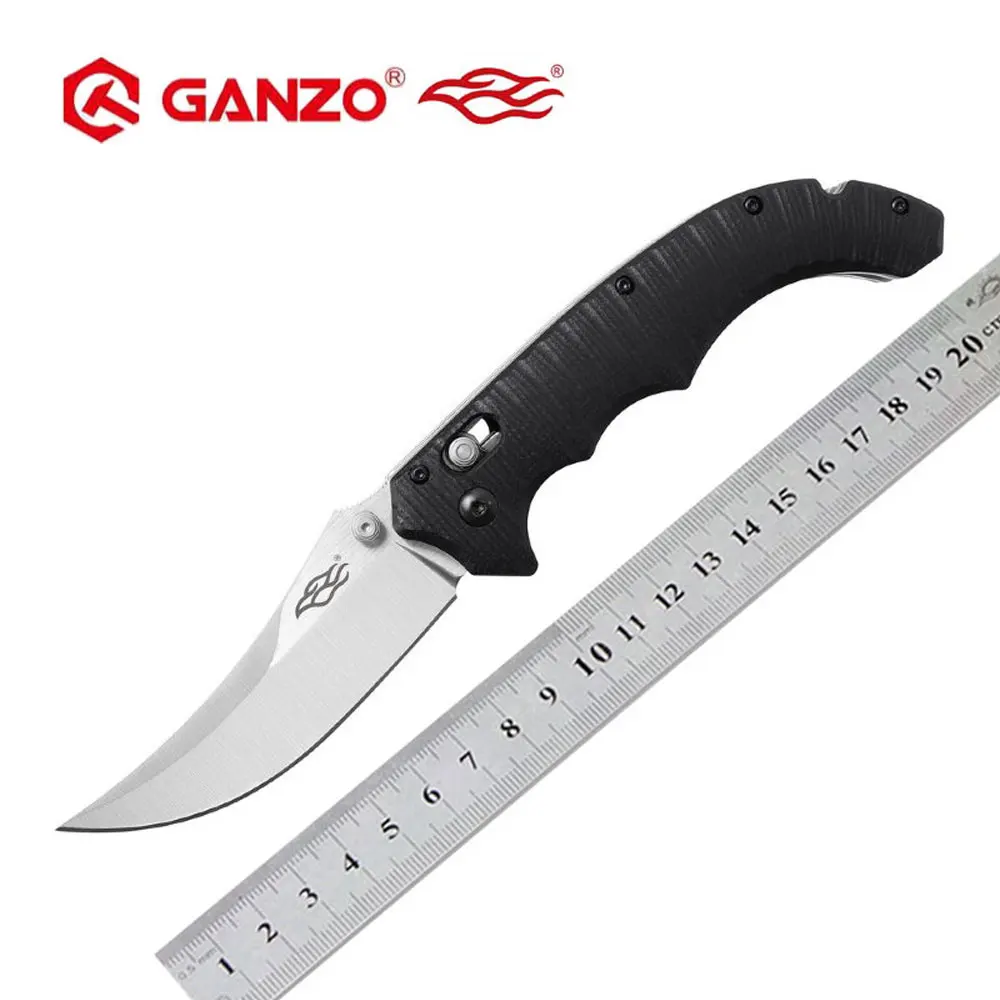 Складной нож G10 58-60HRC Ganzo F712 440C ручка EDC инструмент для выживания кемпинга охоты