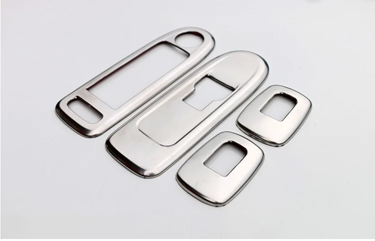 

For 2015 Peugeot 508 Citroen c5 Accessories Door Window Lifter Protection Chrome Trim Strip Interior Decoration Stickers