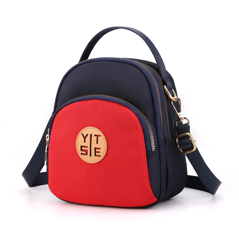 Водонепроницаемые нейлоновые сумки через плечо для женщин фирменные мини