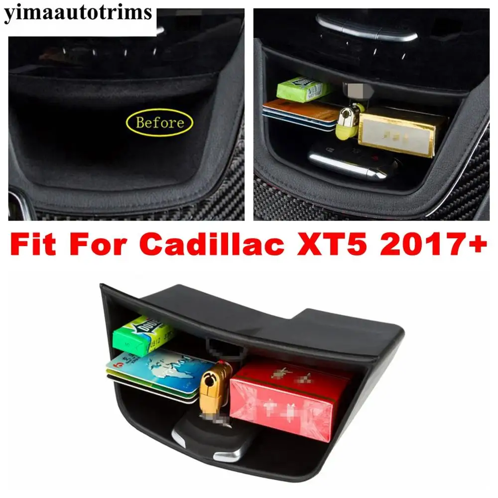 

Front Middle Storage Pallet Container Multi-grid Box Cover Trim Accessories Fit For Cadillac XT5 2017 - 2021