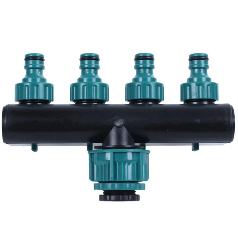 Орошения сада 4 полосная кран шланг разветвитель для капельного полива 4/7 или 8/11