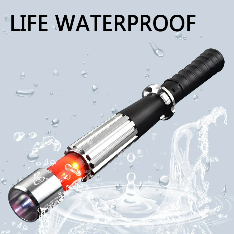 

Electric Torch Baseball Bat LED Flashlight T6 LED Torch Super Bright Baton for Emergency and For Self-defense,outdoor Lighting