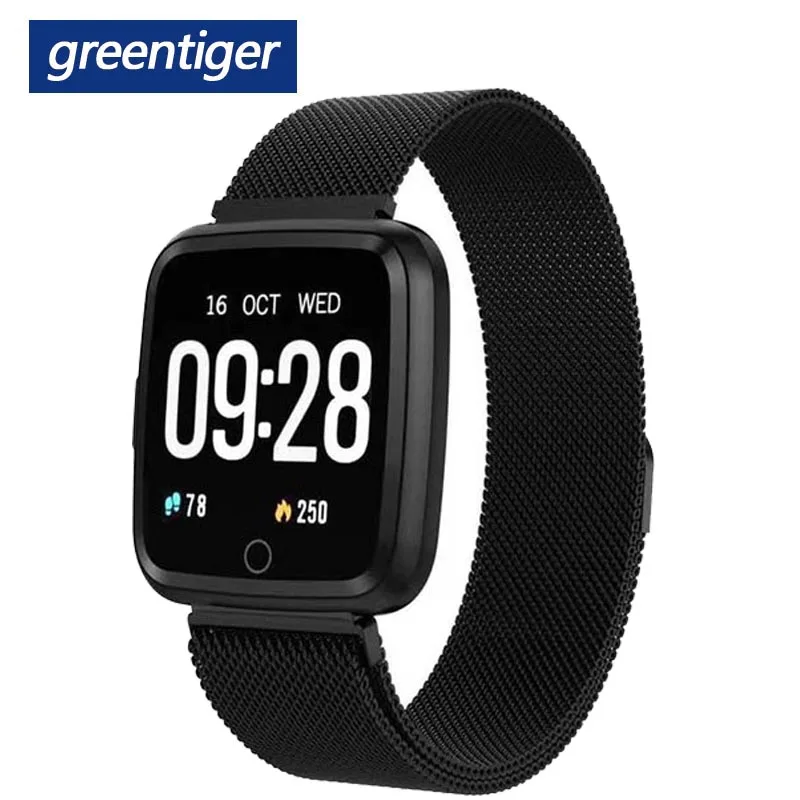Смарт-часы Greentiger Y7, кровяное давление, кислород, пульсометр, умный браслет, фитнес-трекер, IP67, водонепроницаемый смарт-браслет