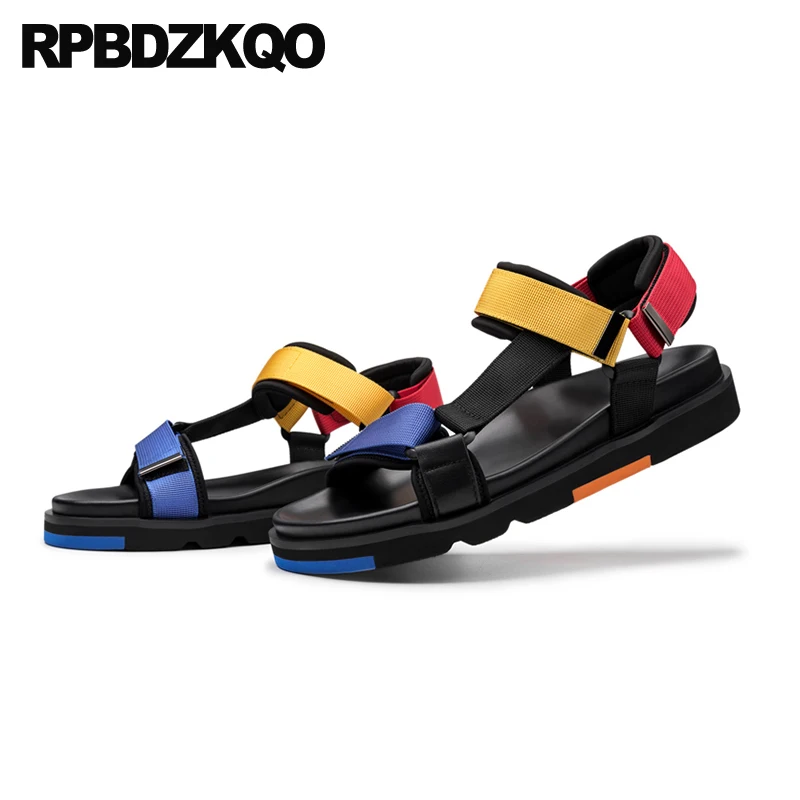 Сандалии-гладиаторы мужские из натуральной кожи роскошные кроссовки в