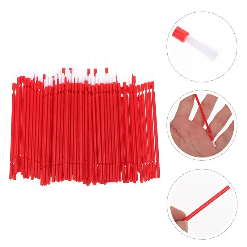 

1 Set Portable Disposable Coated Sticks Dental Brush Dental Micro Brush Dental Materials Applicators