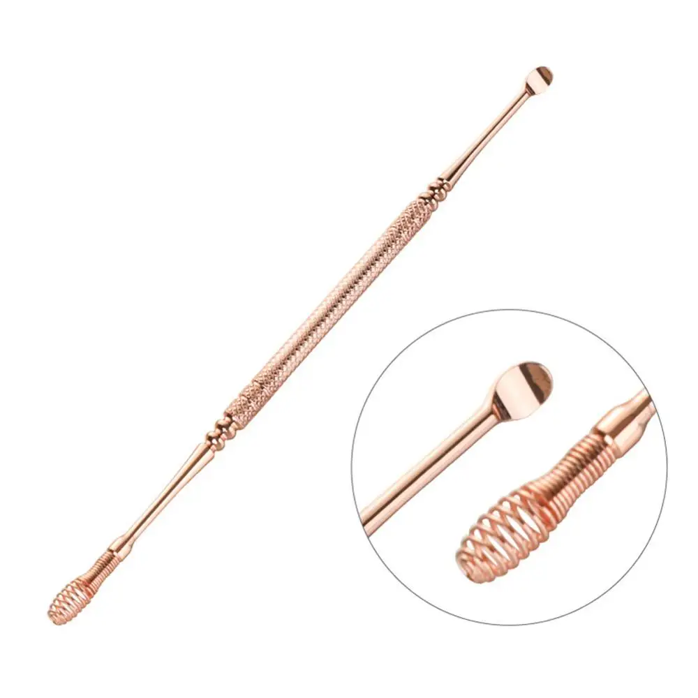 6 шт./компл. Ушная палочка Наборы ватный тампон Нержавеющая сталь уха Палочки