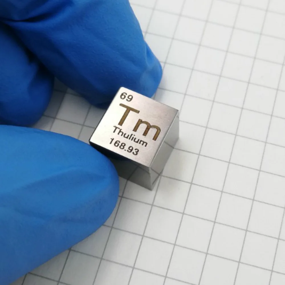 

Thulium Tm Cube metal Polished Element Collection Silicon Target Science Experiment 10x10x10mm Ta for Research and Development