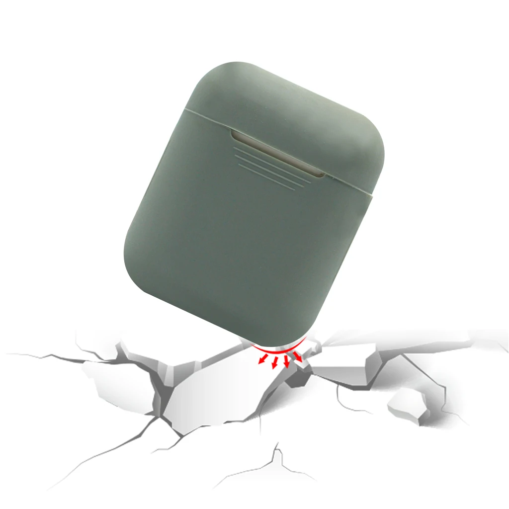 Защитный силиконовый противоударный чехол для Apple зарядный зарядное устройство