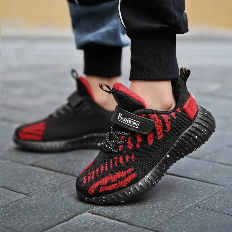 Детские баскетбольные кроссовки кожаные Нескользящие спортивная обувь для