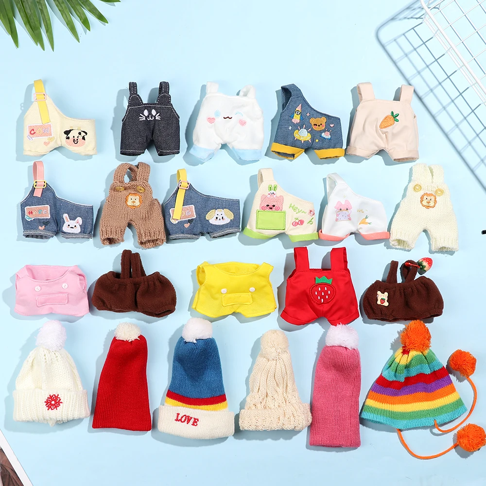 Комбинезоны Плюшевые Милые Мультяшные для кукол брюки шорты джинсы шиньоны