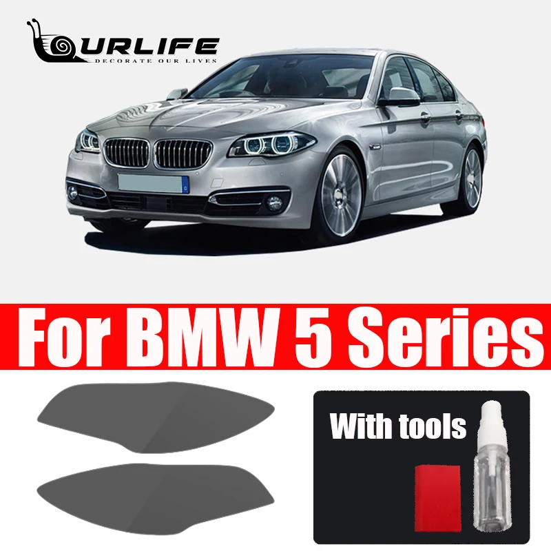 2 Pcs Car Headlight Protective Film Headlamp Transparent TPU Decal Sticker For BMW 5 Series F10 F11 2015 2016 2017 Accessories 2 Pcs Car Headlight Protective Film Headlamp Transparent TPU Decal Sticker For BMW 5 Series F10 F11 2015 2016 2017 Accessories