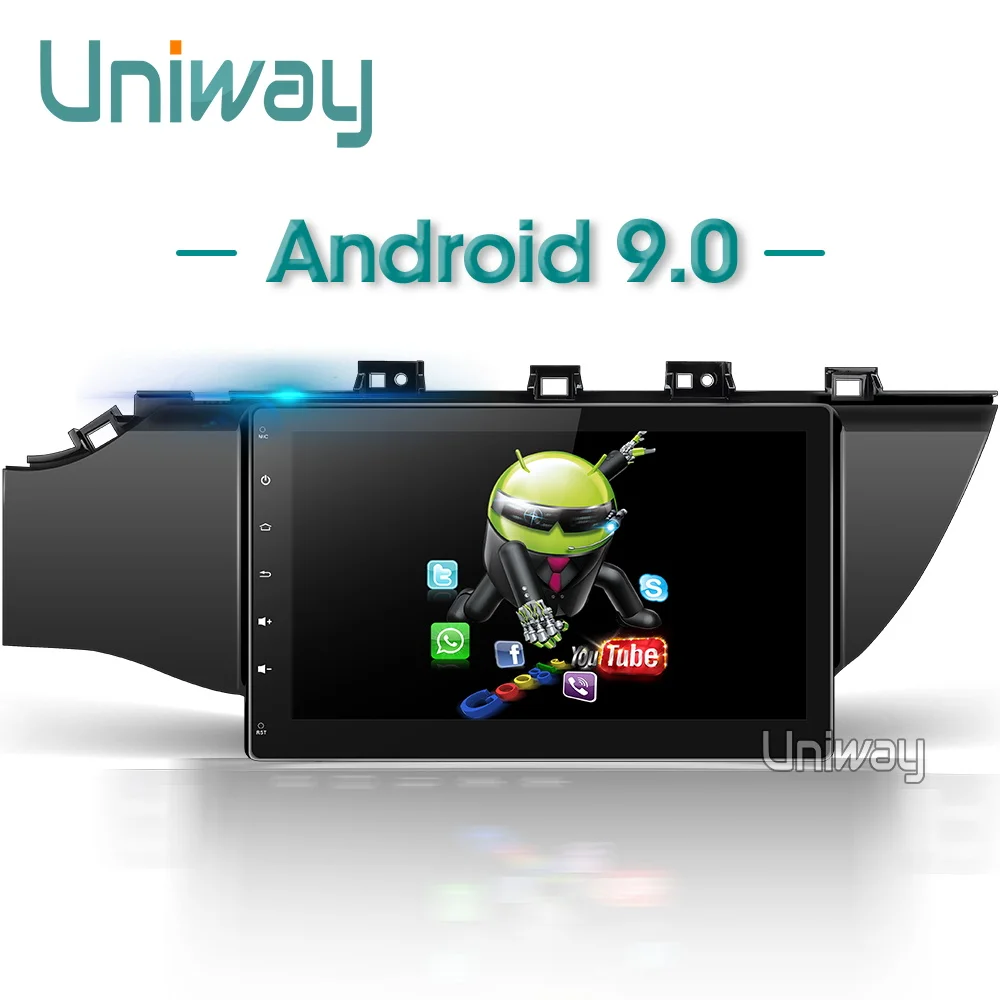Uniway A17K21071 2G+ 3 знака после 2G Octa 8 core android 8,1 автомобильный dvd для kia k2 rio мультимедийная Автомобильная магнитола gps