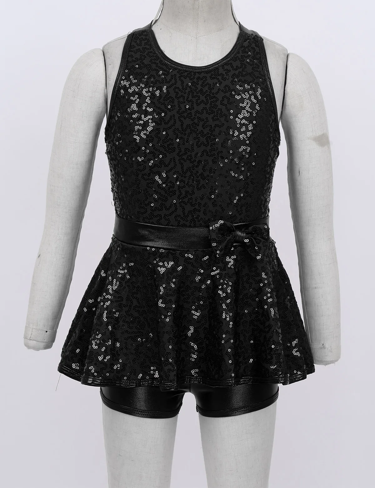 Детское платье для джазовых танцев девочек Фигурное катание гимнастика балетное